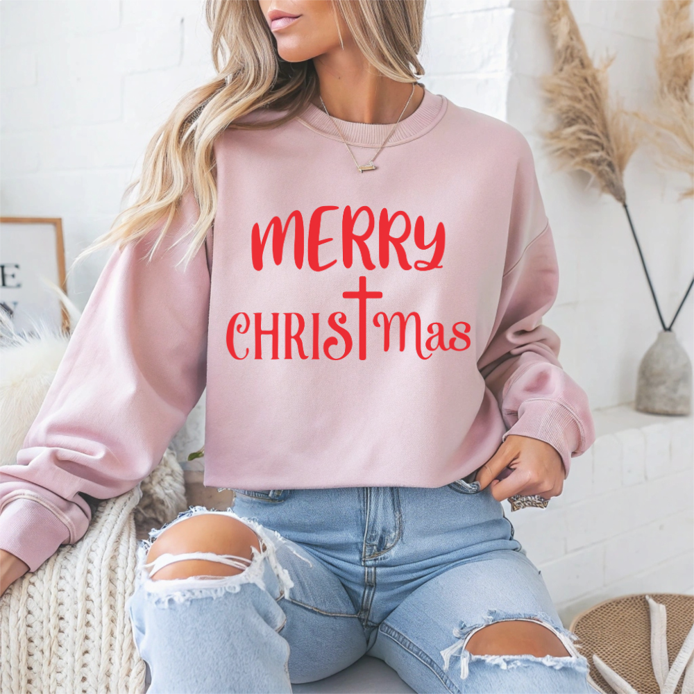 Merry Christmas Crewneck Sweatshirt