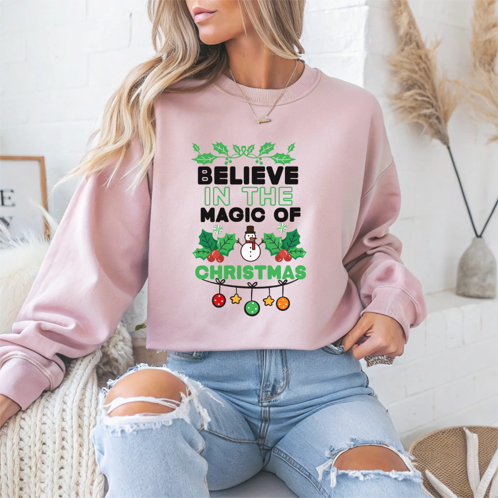 Believe in the Magic of Christmas Crewneck Sweatshirt