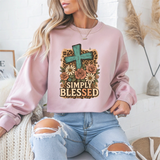Simply Blessed Cross Faith Crewneck Sweatshirt