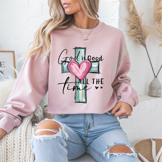 God Is Good Faith Crewneck Sweatshirt