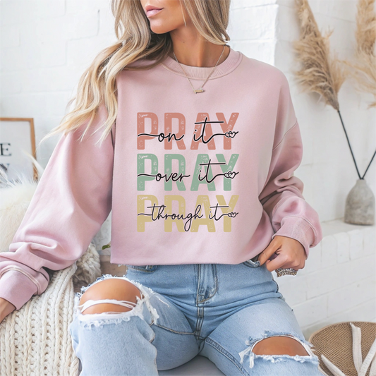 Pray Faith Crewneck Sweatshirt