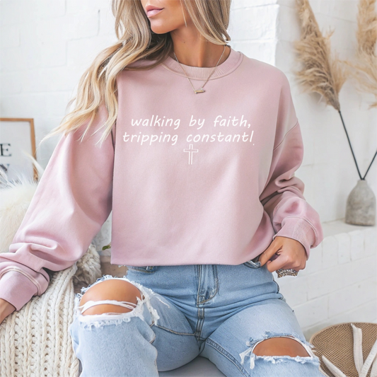 Inspirational Faith Crewneck Sweatshirt