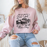 There Was No Way But God Made A Way Faith Crewneck Sweatshirt