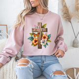Floral Faith Crewneck Sweatshirt