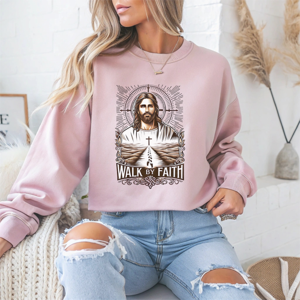 Jesus Inspired Faith Crewneck Sweatshirt