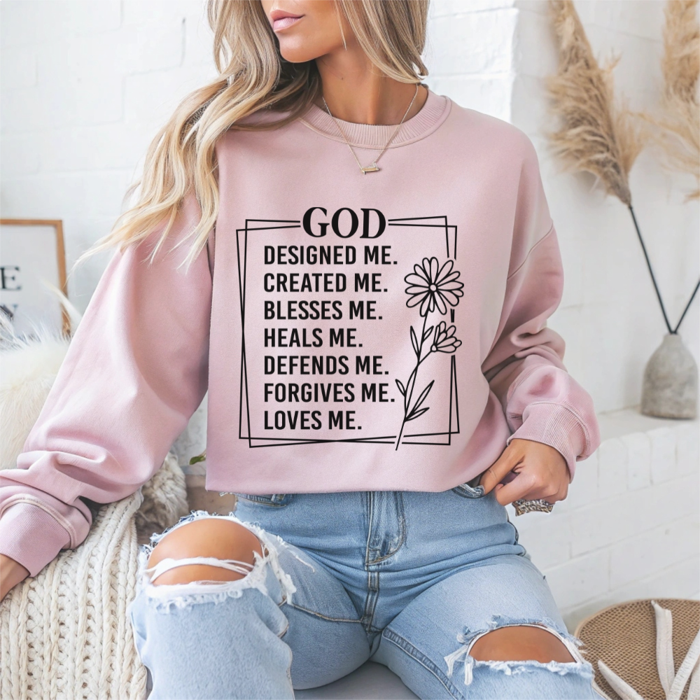 Inspirational God Faith Crewneck Sweatshirt