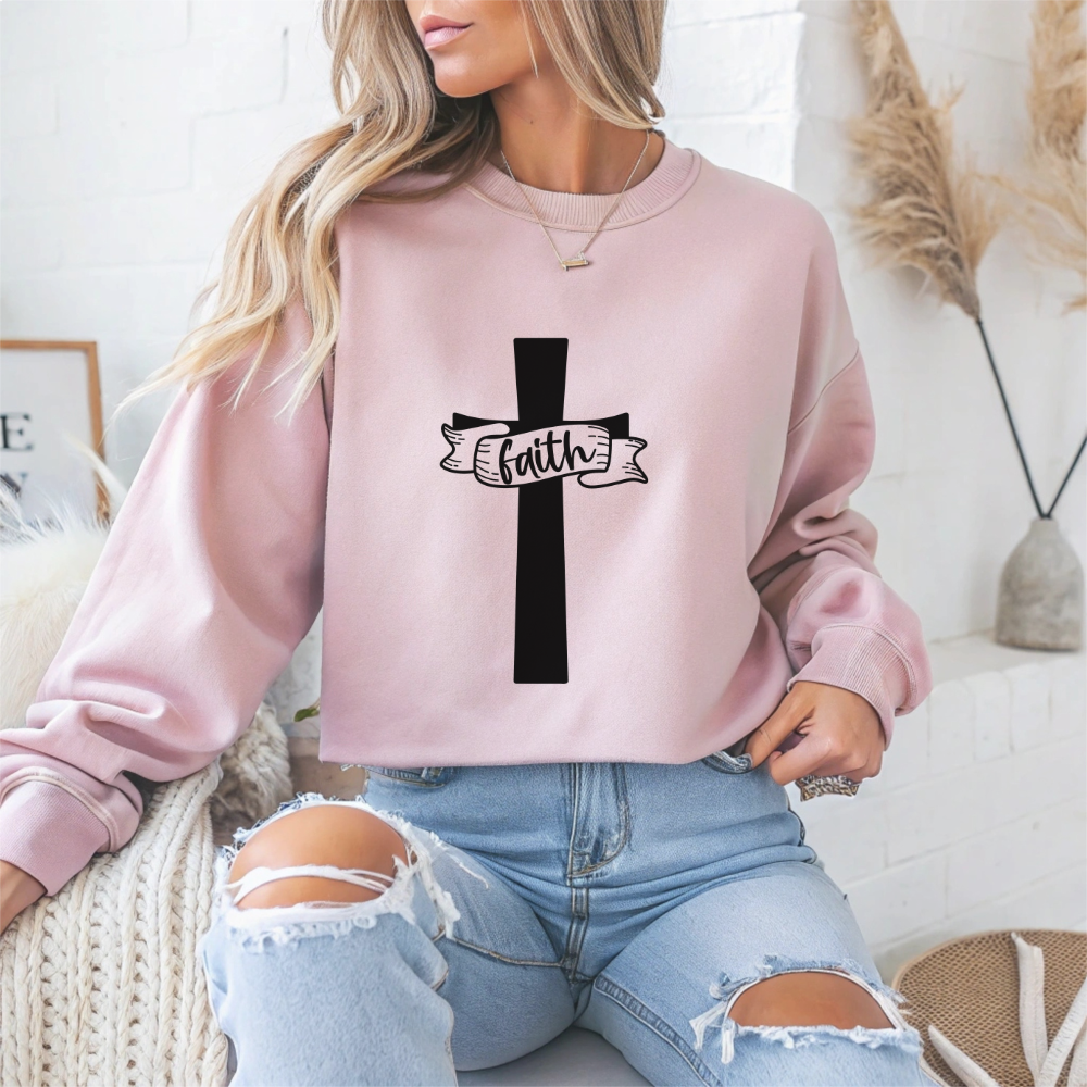 Cross Faith Crewneck Sweatshirt