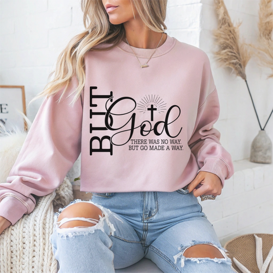 Inspirational Christian Faith Crewneck Sweatshirt