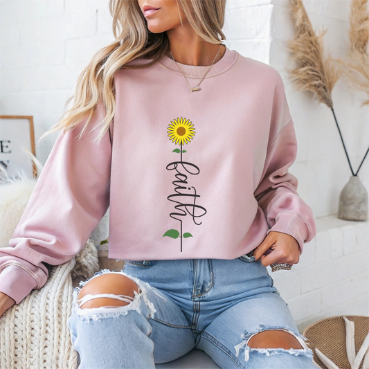 Sunflower Faith Crewneck Sweatshirt