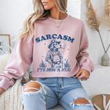 Sarcastic Dog Sarcasm Crewneck Sweatshirt