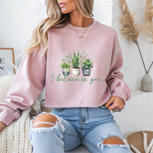 I Believe In You Mental Health Crewneck Sweatshirt