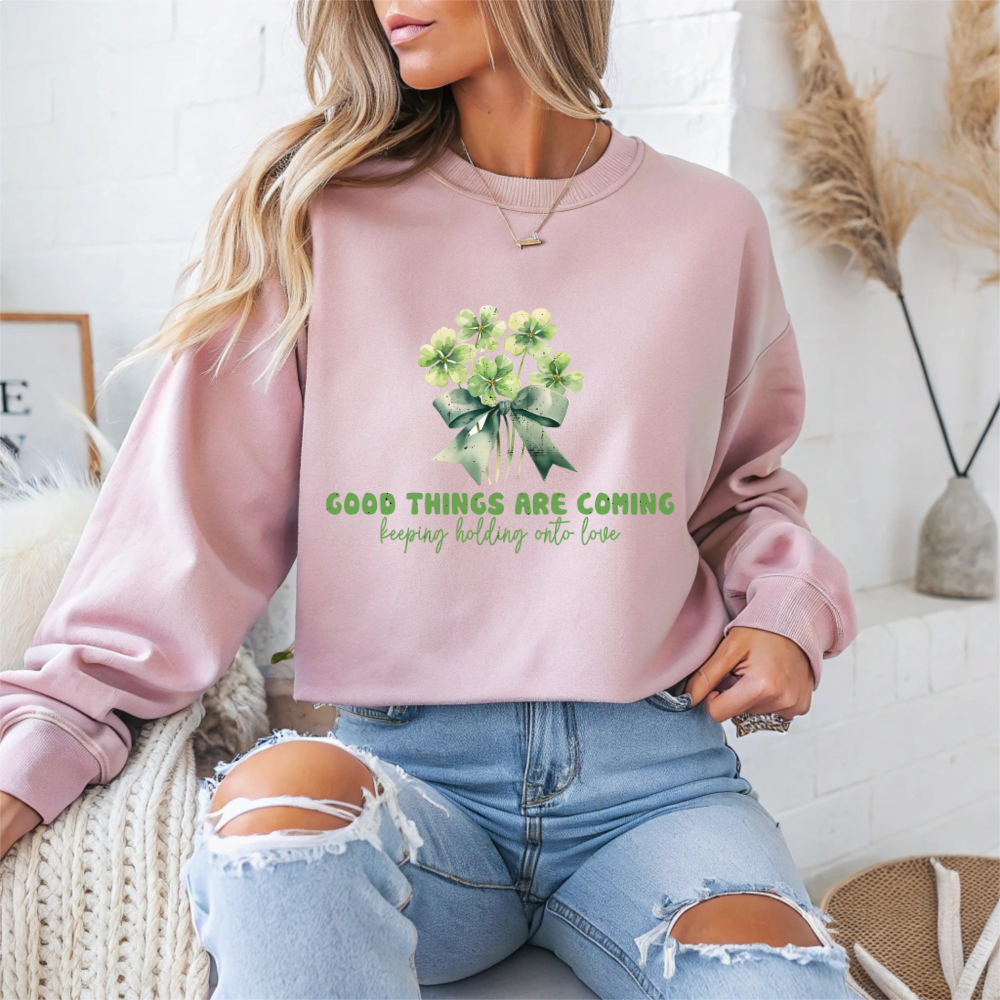 Stay Positive Mental Health Crewneck Sweatshirt