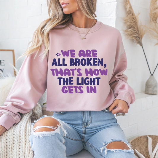 Perfect for Self-Care Motivational Mental Health Crewneck Sweatshirt