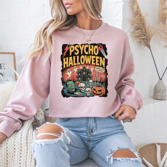 Psycho Halloween Crewneck Sweatshirt - Samberule