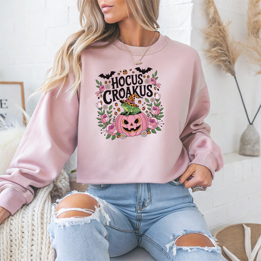 Hocus Croakus Halloween Crewneck Sweatshirt - Samberule