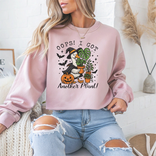 Oops I Got Another Plant Halloween Crewneck Sweatshirt - Samberule