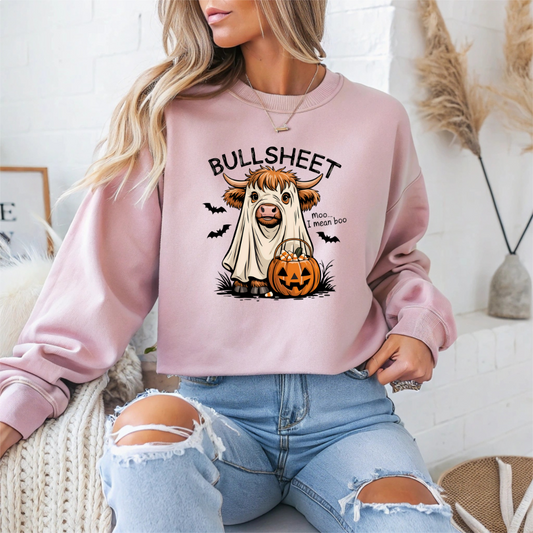 Bull Sheet Halloween Crewneck Sweatshirt - Samberule