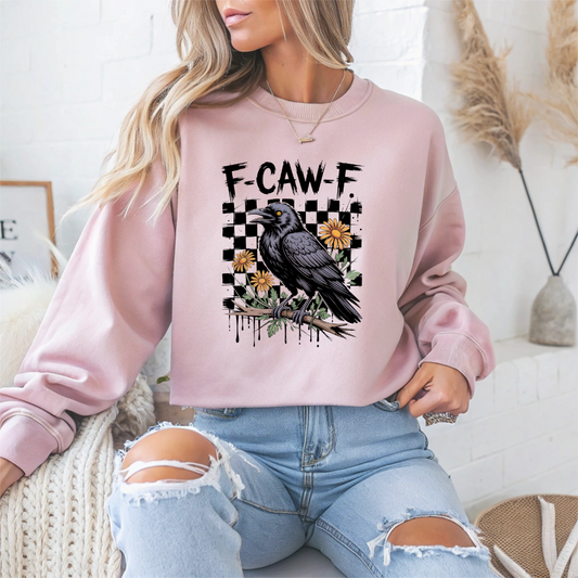 F-Caw-F Halloween Crewneck Sweatshirt - Samberule
