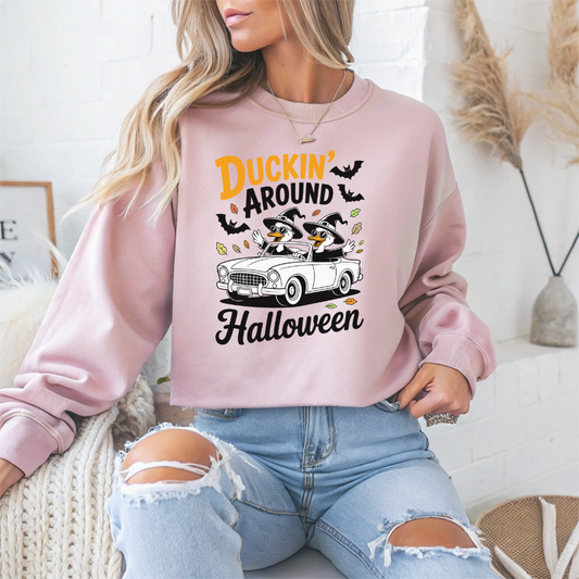 Duckin' Around Halloween Crewneck Sweatshirt - Samberule