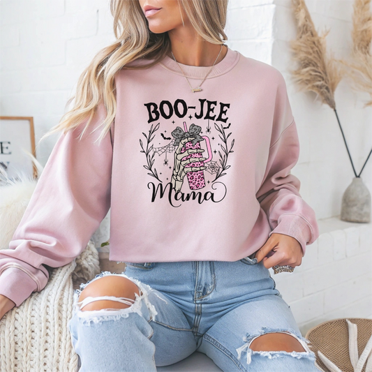 Boo-Jee Mama Halloween Crewneck Sweatshirt - Samberule