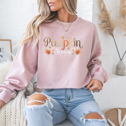 Pumpkin Season Halloween Crewneck Sweatshirt - Samberule