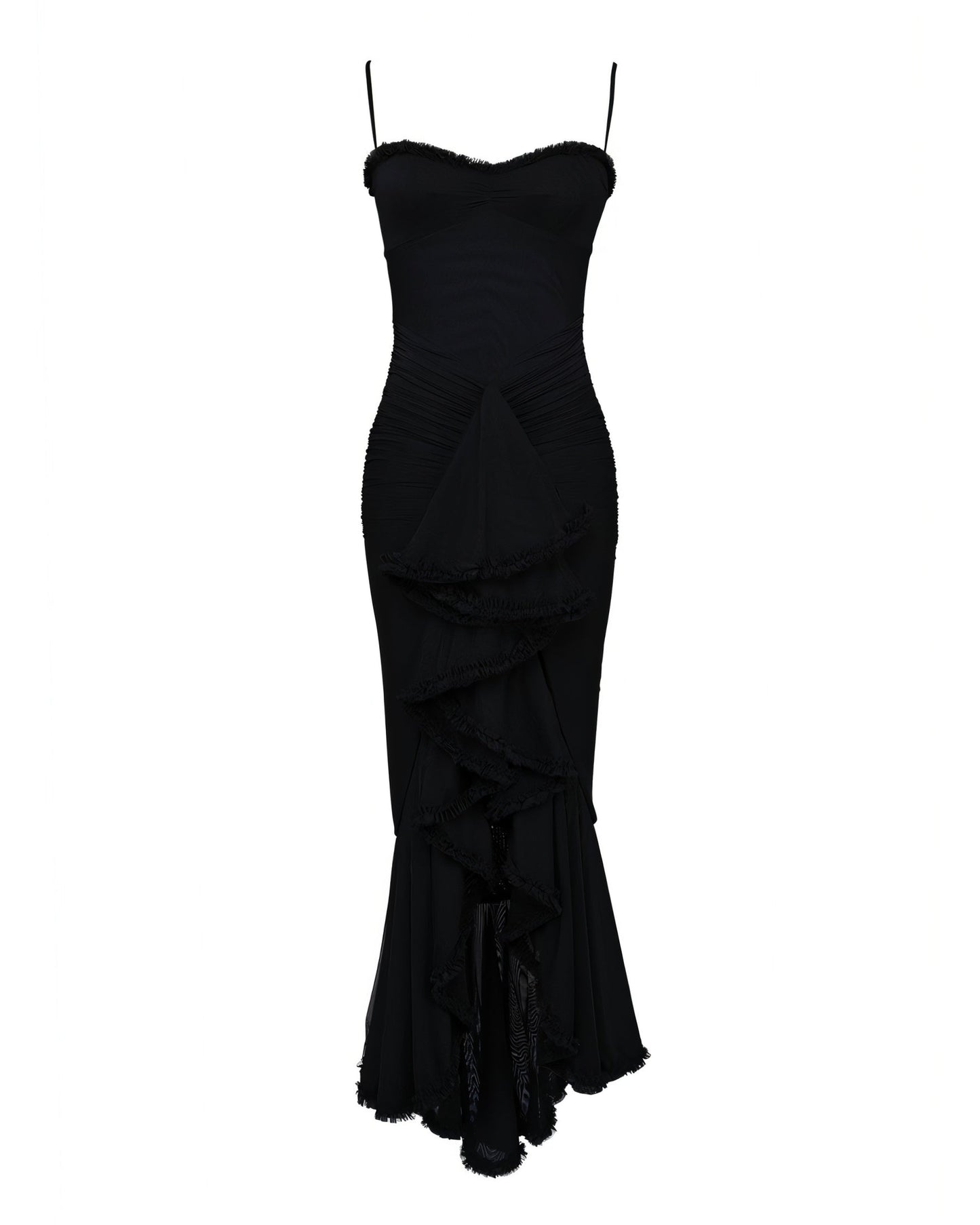 CYNTHIA Ruffled Maxi Dress