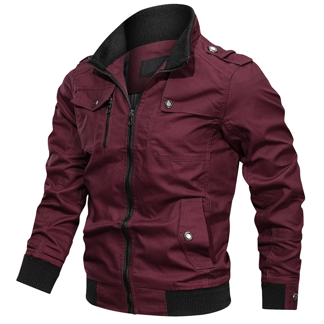 Christian | Multi Pocket Bomber Jacket For Men - Samberule