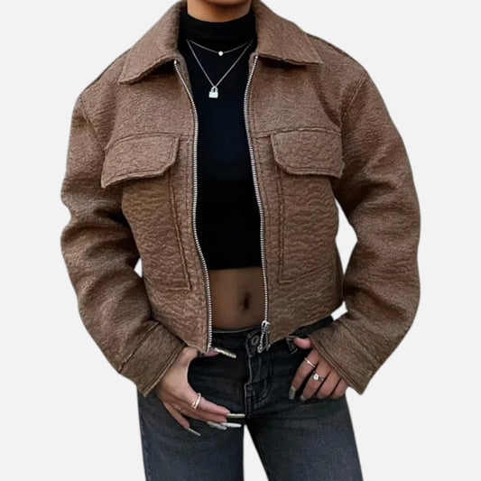 Women’s Rolled Tweed Jacket - Samberule