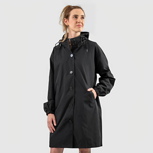 Ardena | Rain Jacket – Classic Waterproof Hooded Design - Samberule