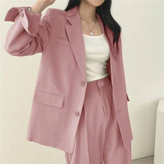 Hailey | Women’s Tailored Suit Set with Long Blazer - Samberule