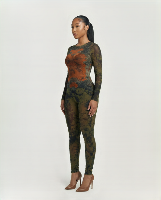 KALEYA Abstract Print Jumpsuit