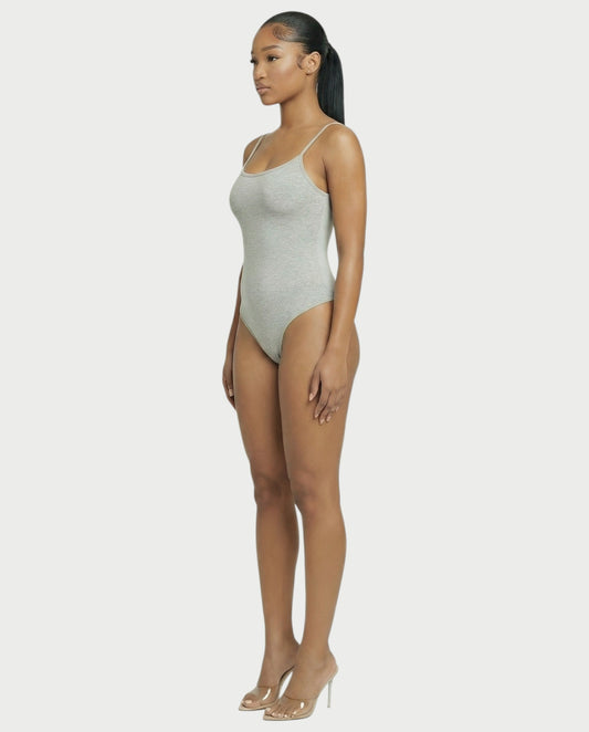 Scoop Neck Thong Bodysuit - Samberule