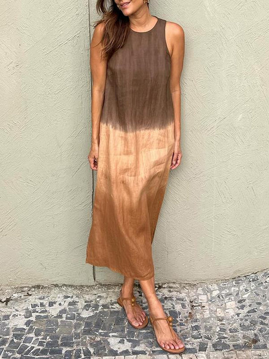 Victoria - Tie-Dye Midi Dress - Samberule