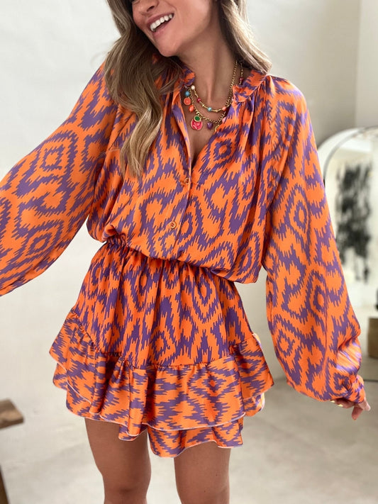 Eleanor - Ruffle Mini Dress - Samberule