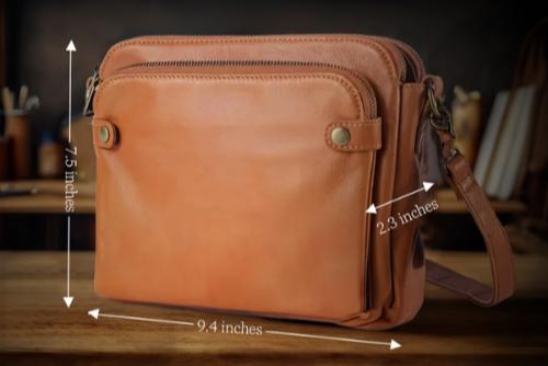 Anne - Vegan Leather Crossbody Shoulder Bag - Samberule
