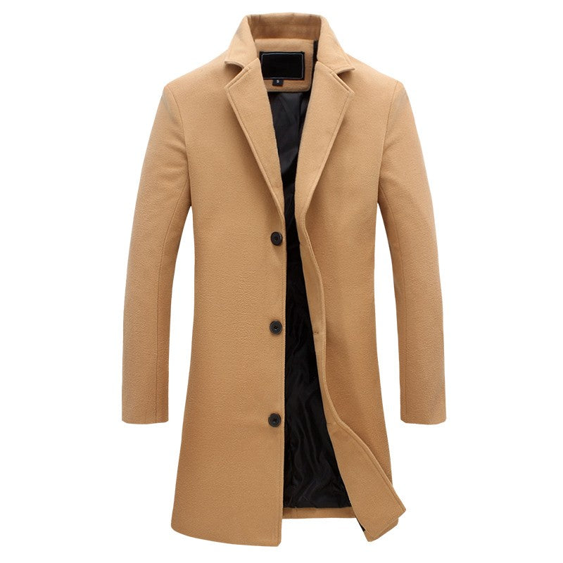 Martin | Formal Long Overcoat For Men’s Wardrobe - Samberule
