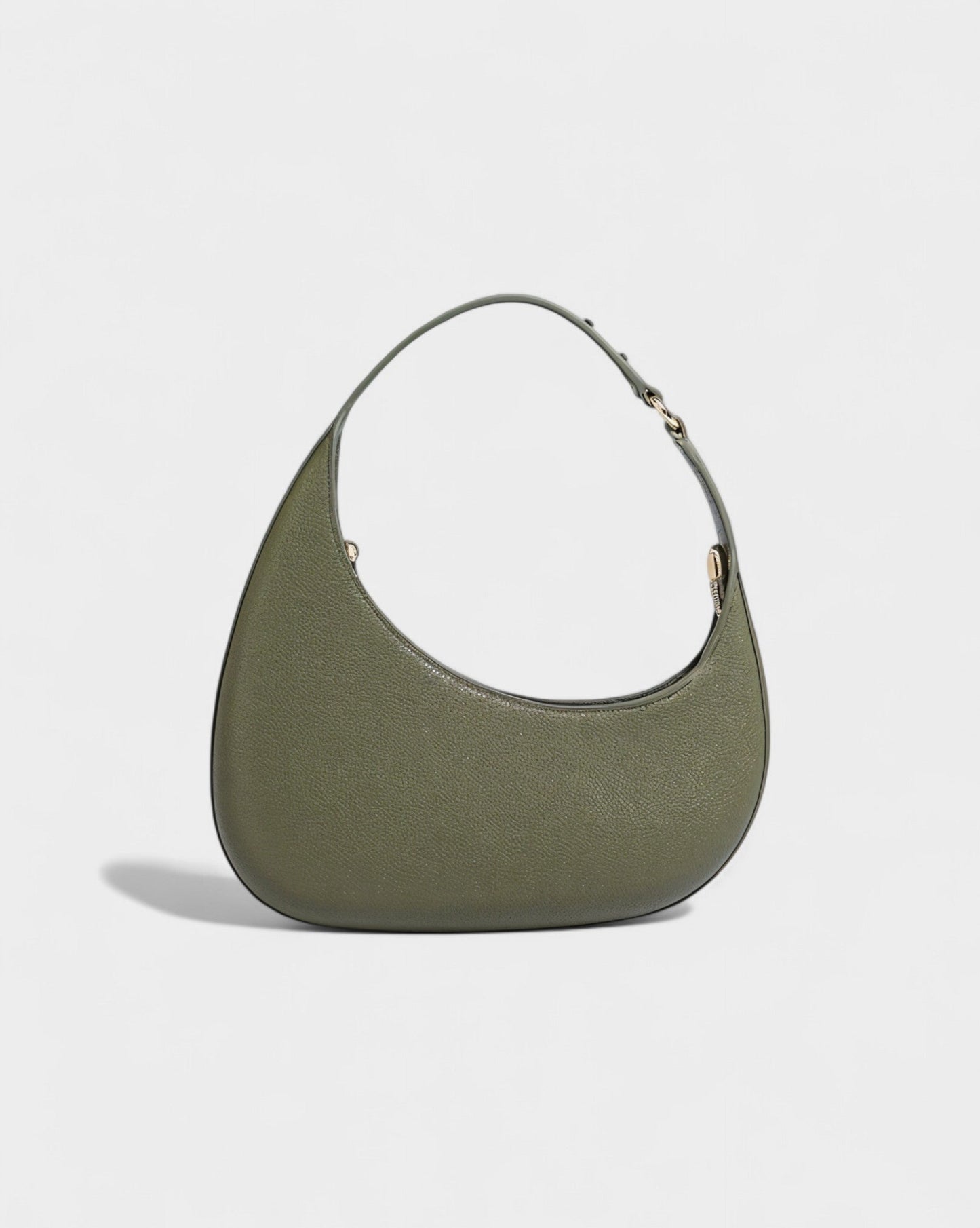 BELVIA Faux Leather Crescent Bag