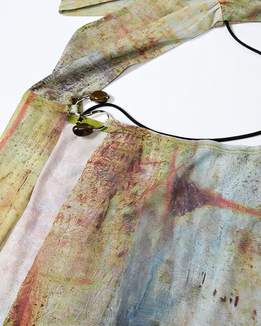 PIPER Asymmetric Cut Out Maxi Dress