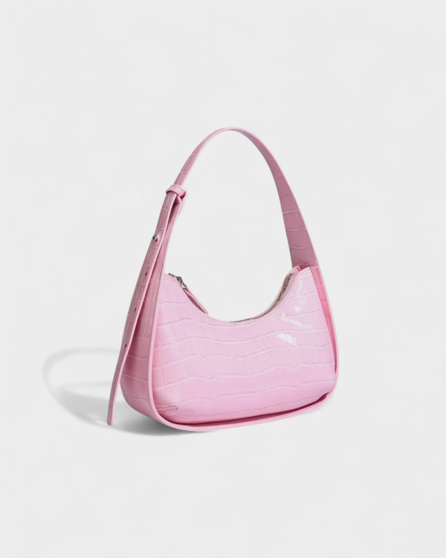 CIANNA Croc-Embossed Faux Leather Bag