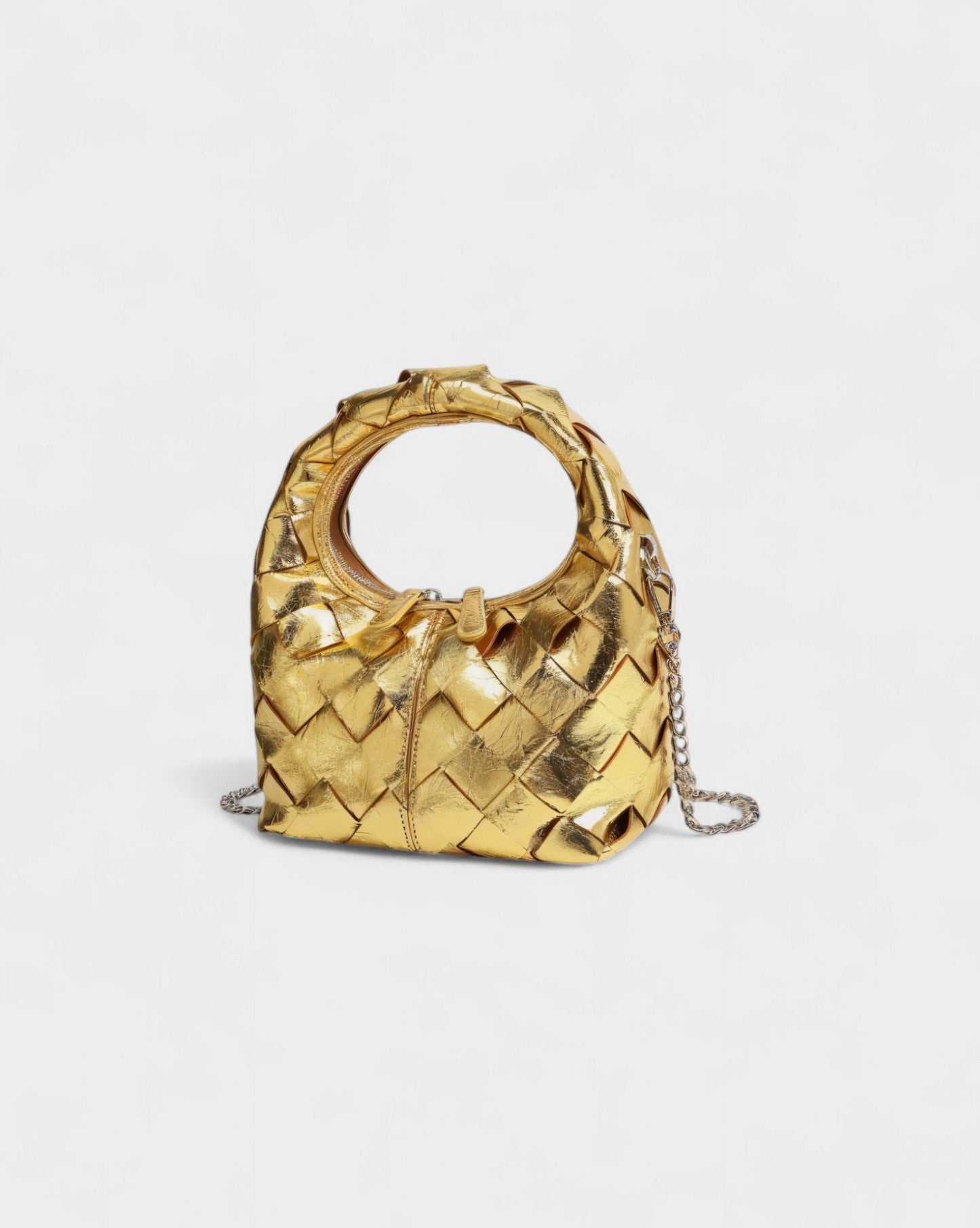 YENNIE Quilted Ring Handle Bag