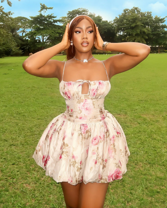 ELORA Floral Mini Dress