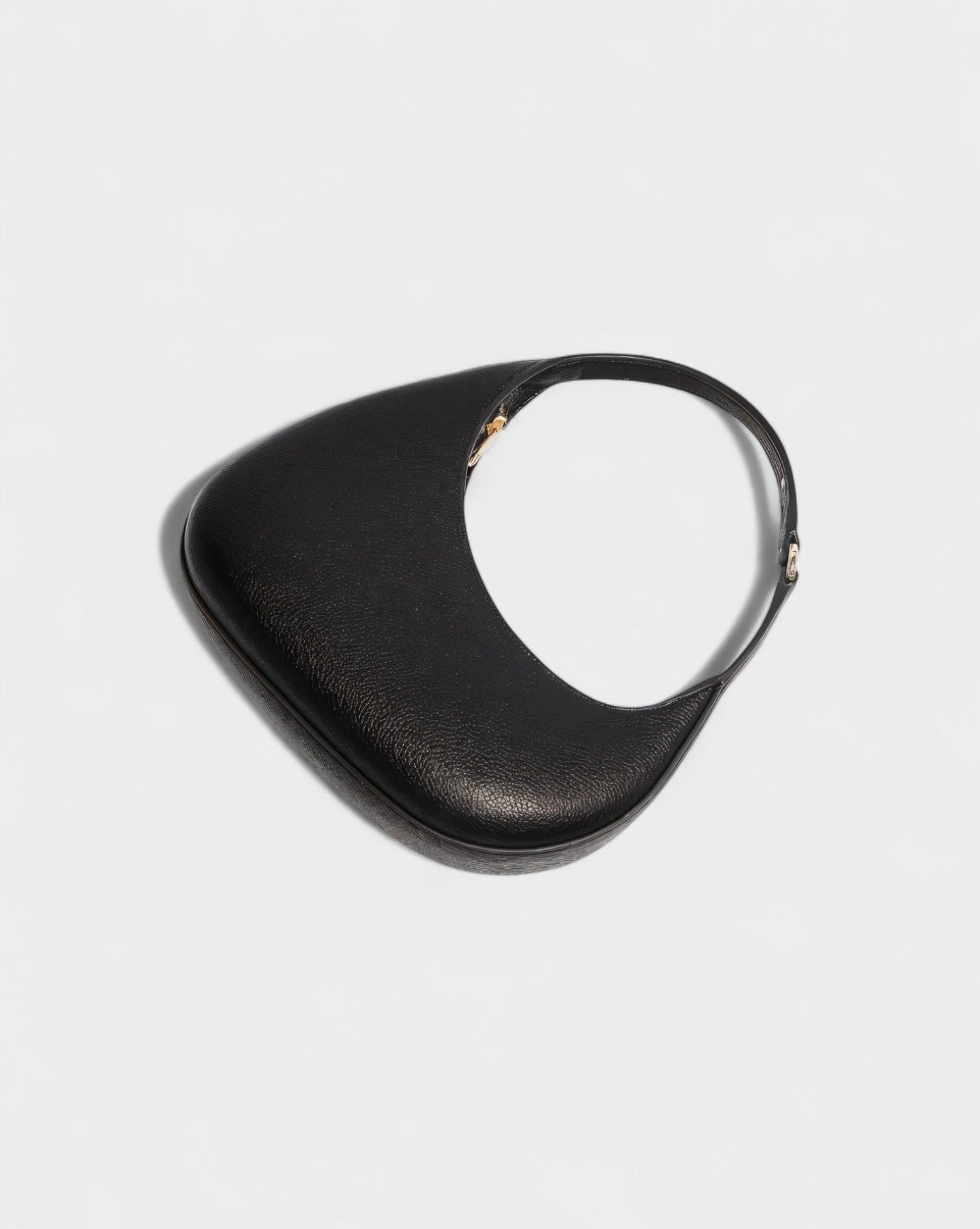 BELVIA Faux Leather Crescent Bag