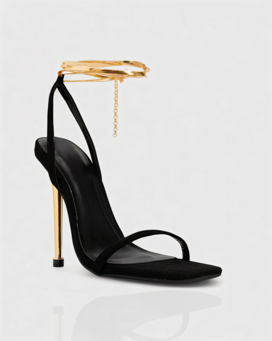 SELENE Square Toe High-Heels