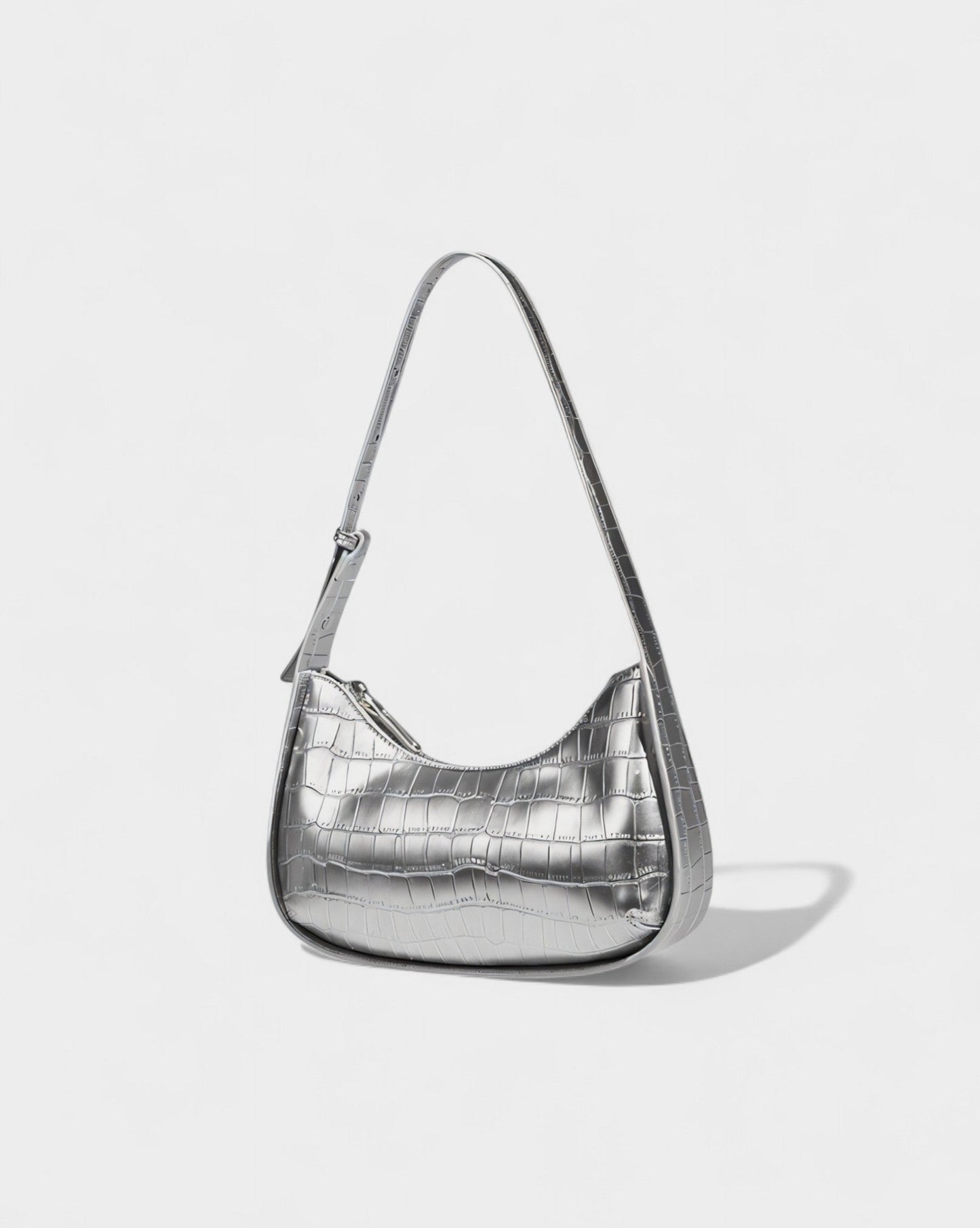 CIANNA Croc-Embossed Faux Leather Bag