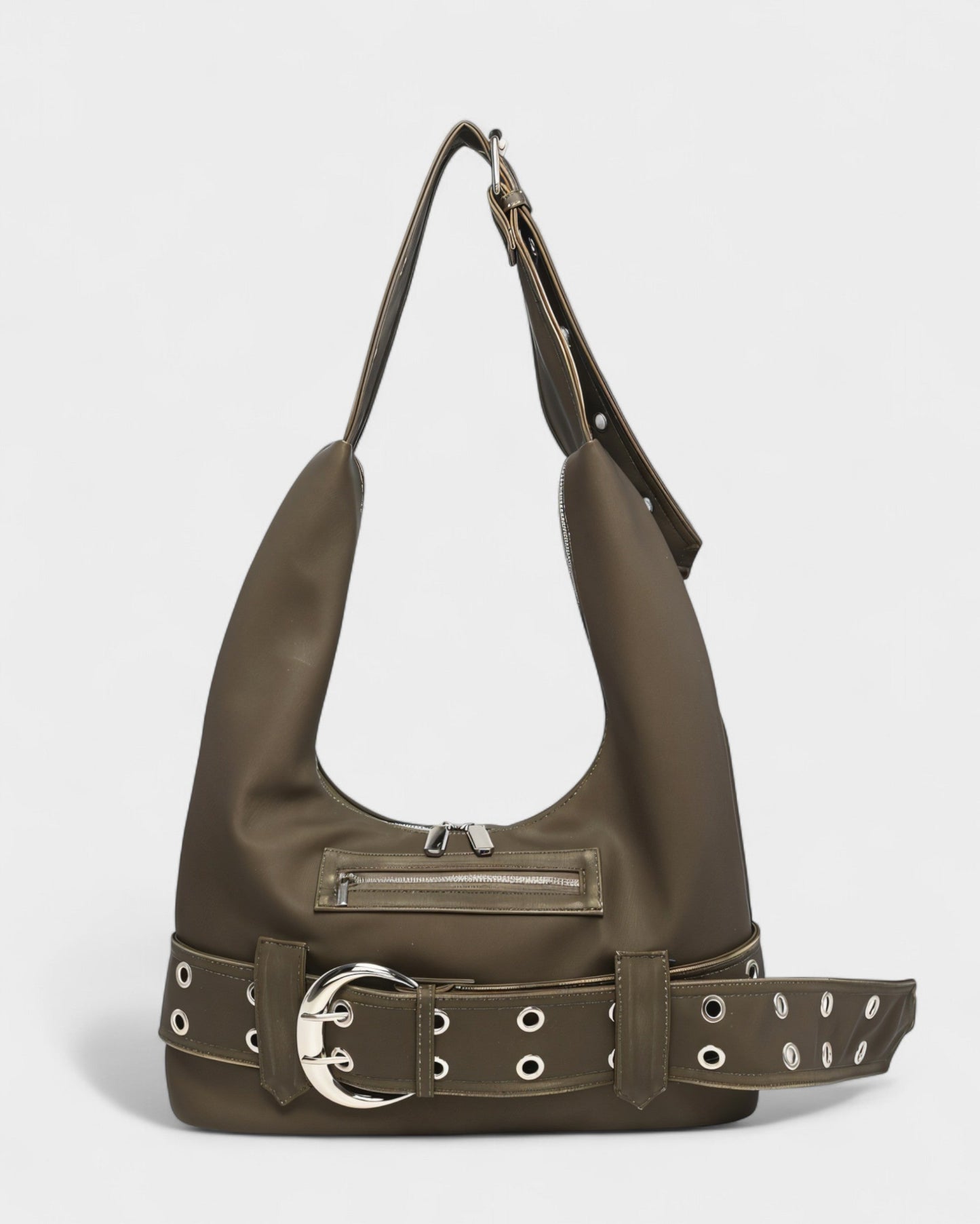 ALEXIS Retro Faux Leather Shoulder Bag
