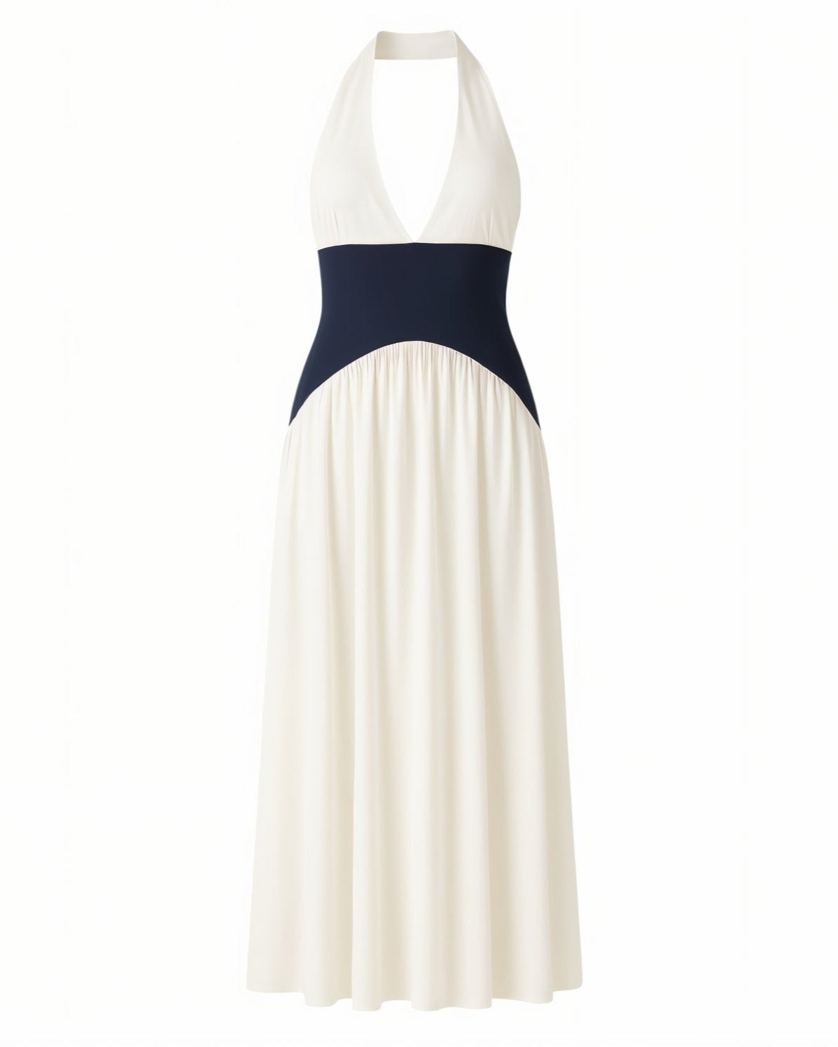 VESKA Halter Maxi Dress
