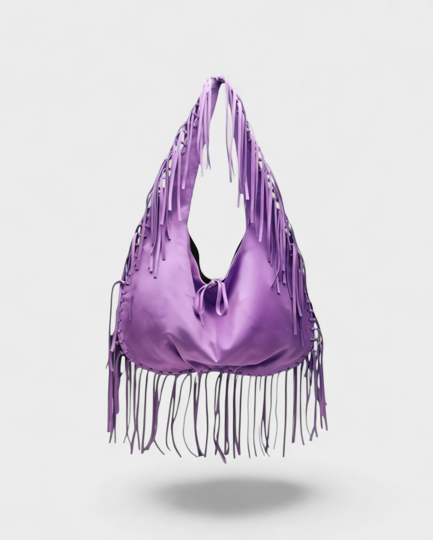 SAMMY Faux Suede Fringe Bag