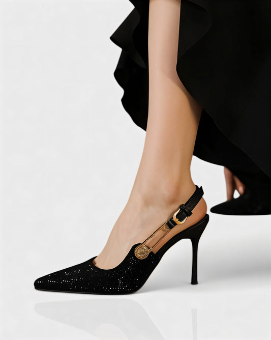 LILIAN Rhinestone Emellished Heels