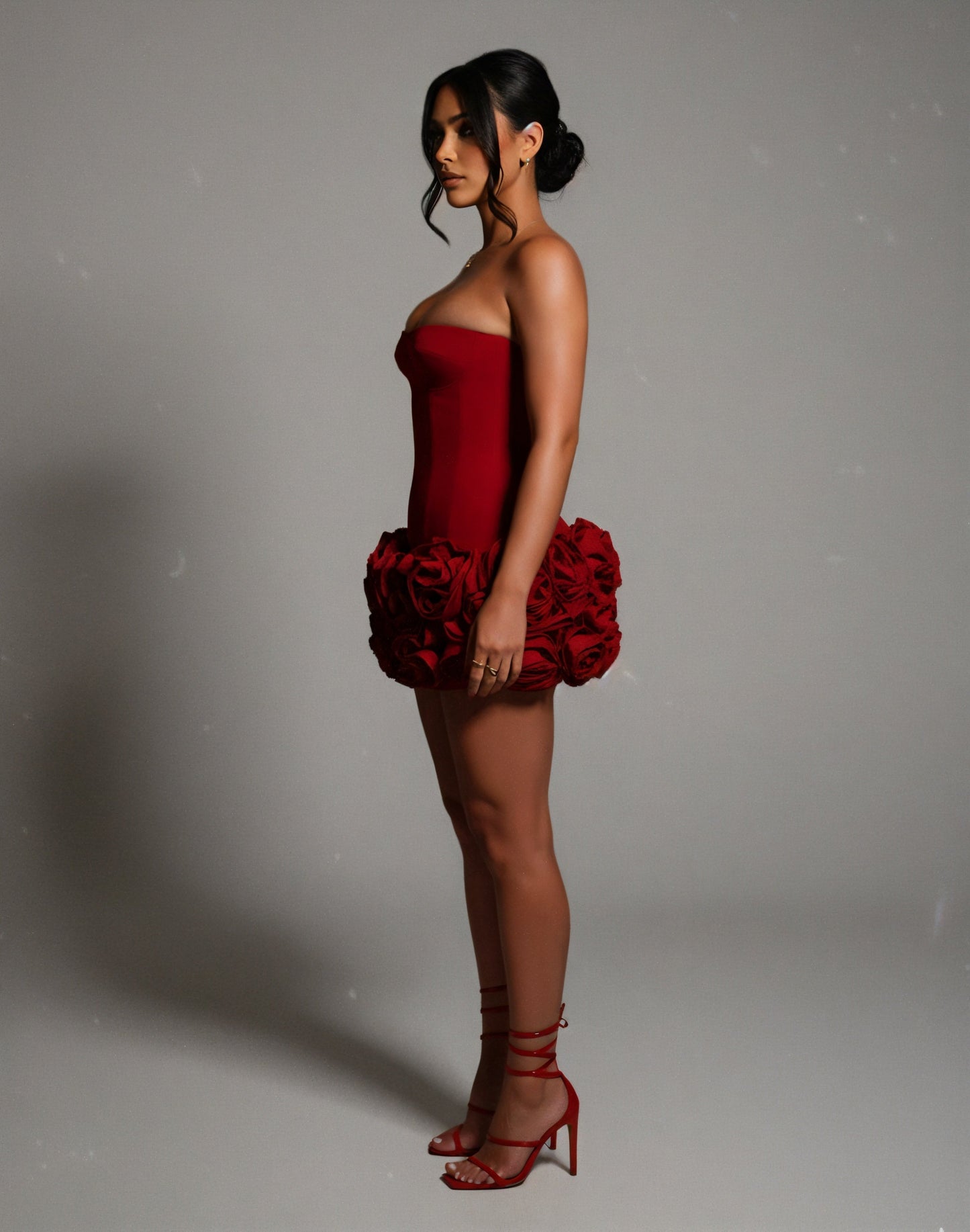 SCARLETTE Corset & Rose Mini Dress Set