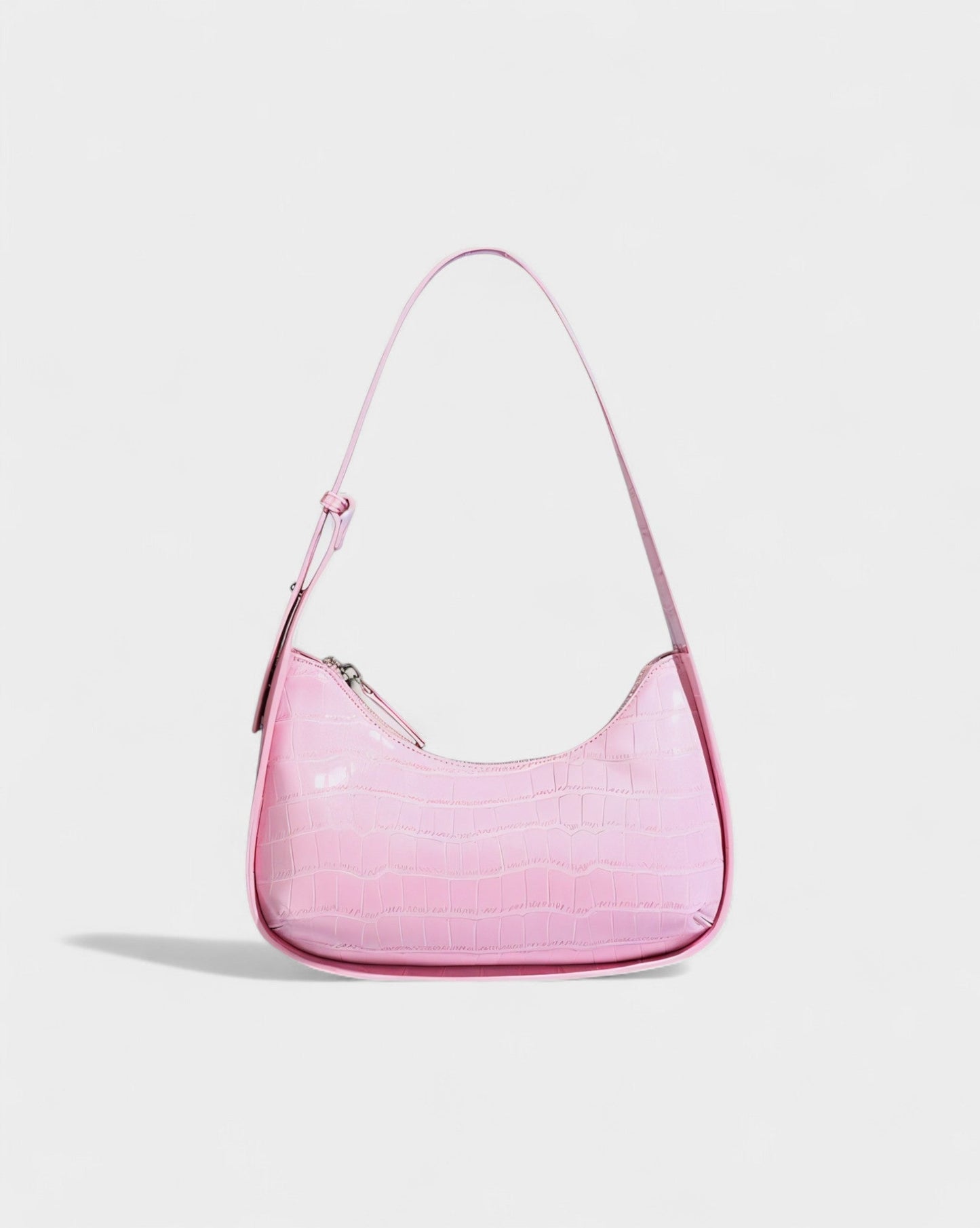 CIANNA Croc-Embossed Faux Leather Bag